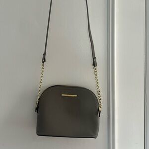 Grey and Gold Steve Madden crossbody